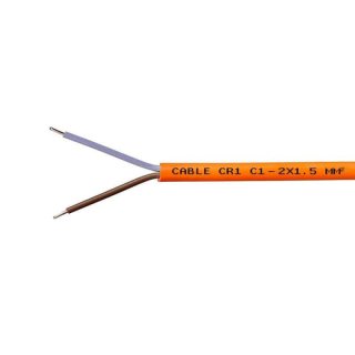 Cble scurit non feux 2x1.5 